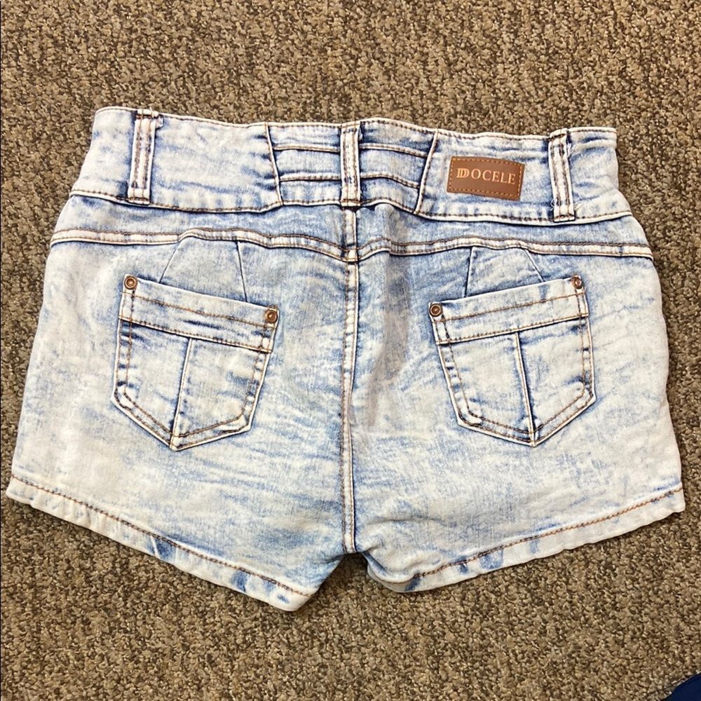 Docele Light Blue Denim Shorts Size 32 Women’s